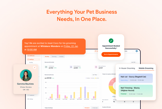 happy pet dashboard